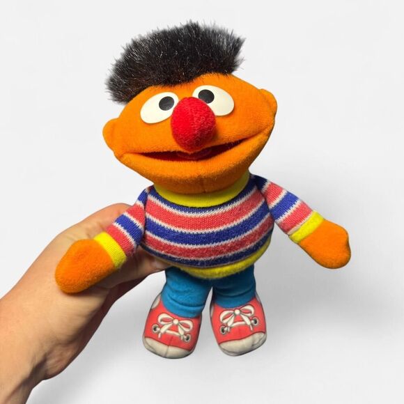 Vintage 1990s Sesame Street Ernie Plush Stuffed Animal Toy - Picture 4 of 6